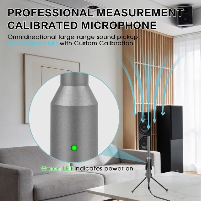 Alt view image 3 of 7 - USB-C Measurement Microphone with Individual Calibration File