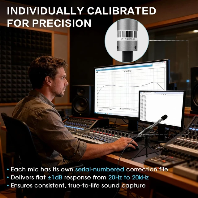 Alt view image 6 of 7 - USB-C Measurement Microphone with Individual Calibration File