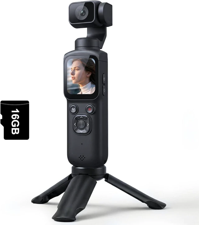 Main image of 4K Vlogging Camera, Pocket Digital Camera, 330° Rotating Lens