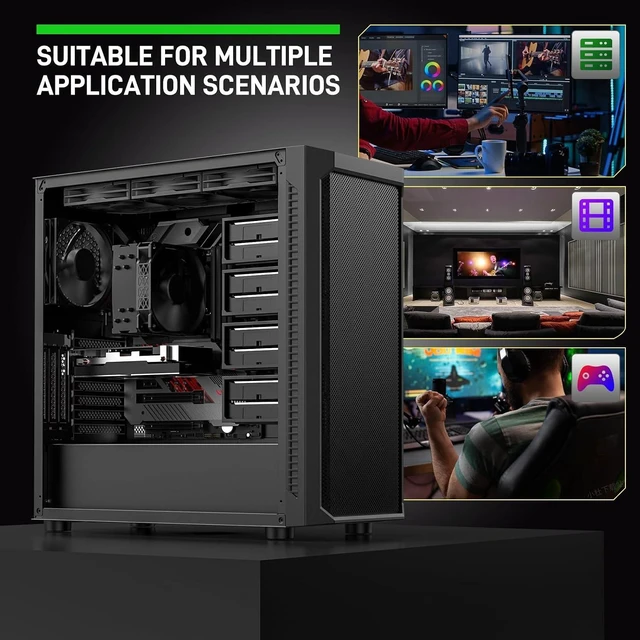 Alt view image 2 of 7 - Classico Max Storage Master E-ATX Computer Case