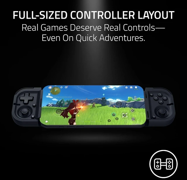 Alt view image 3 of 7 - Prio Foldable USB-C Mobile Gaming Controller for Android & iPhone