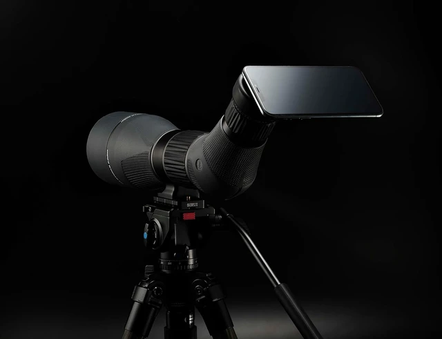 Alt view image 3 of 7 - Digiscoping S1 Spotting Scope Universal Phone Adapter