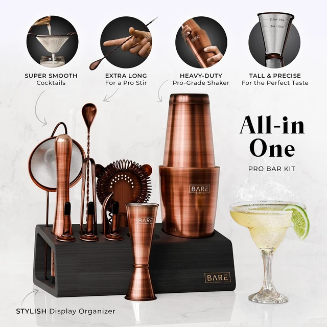 Alt view image 2 of 7 - ® Mixology Bartender Kit Bar Set