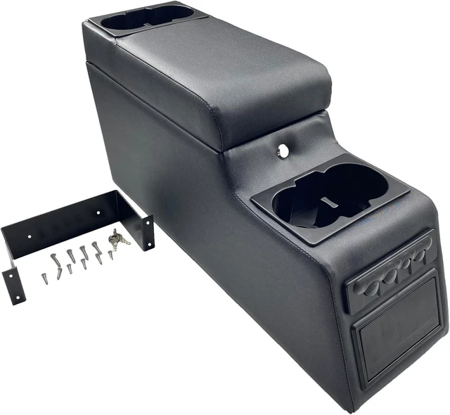 Main image of 31515 Denim Black Deluxe Locking Center Console for Jeep CJ-5 1976-1983, CJ-7 1976-1986, Wrangler YJ 1987-1995