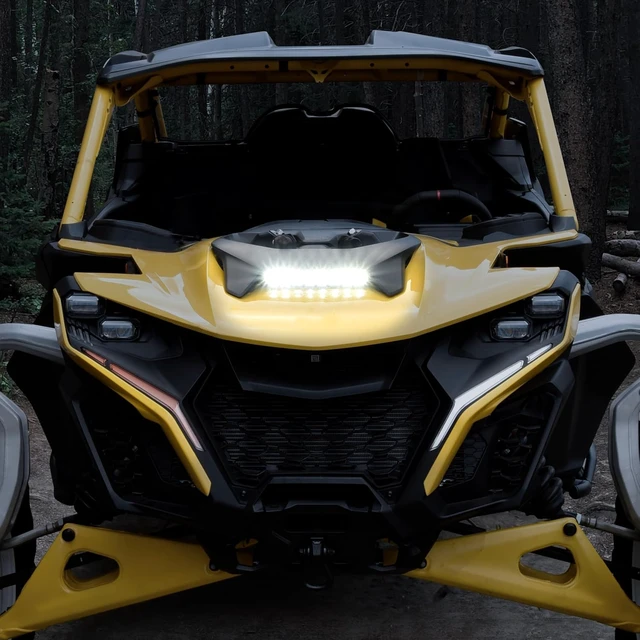 Alt view image 7 of 7 - Hood Scoop Spotlight for Can-Am Maverick R MAX X RS 2024+