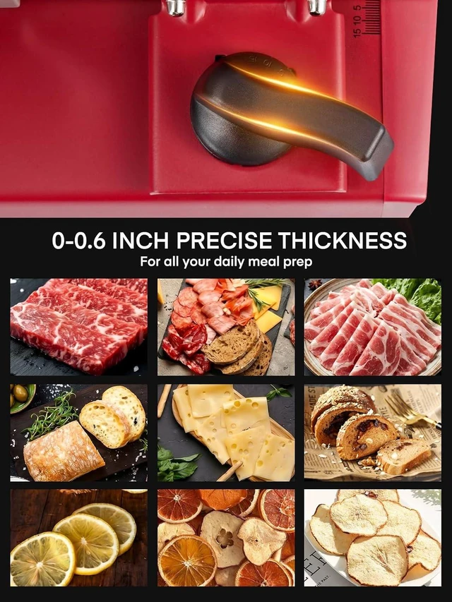 Alt view image 5 of 7 - 250W Electric Meat Slicer Machine for Home