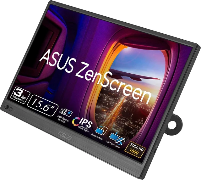 Alt view image 2 of 7 - ZenScreen MB169CK 15.6 Inch 1080p Portable Monitor