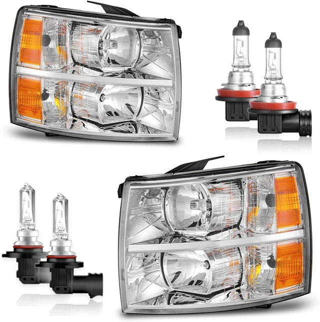 Main image of Halogen Headlights for 2007-2013 Chevy Silverado 1500