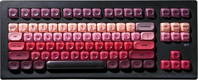 Main image of CG870 Lipstick Mechanical Keyboard,TKL Pink Gaming Keyboard,Foundation Creamy Thocky Keyboard,Creamy Sounding Switches,Cute Kawaii Girly Jelly Keycaps