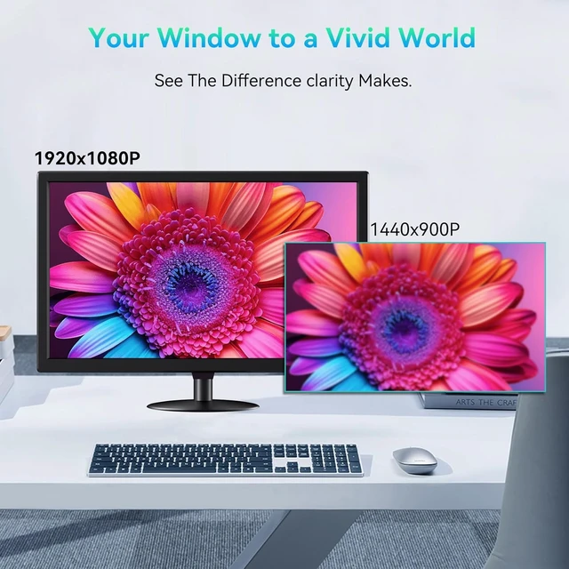 Alt view image 4 of 7 - 22 Full HD Touch Monitor 10-Point Capacitive Touch, HDMI/VGA/BNC, Built-in Speakers, VESA Mount Ideal for POS, Office & Industrial Use