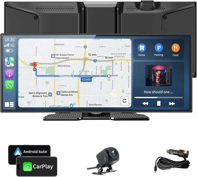 Main image of 11.5" Largest Wireless Carplay Screen for Car, Portable Carplay & Android Auto Touch Screen,1080p Backup Camera/Mirror Link/Voice Control/GPS/Bluetooth,for All Vehicles