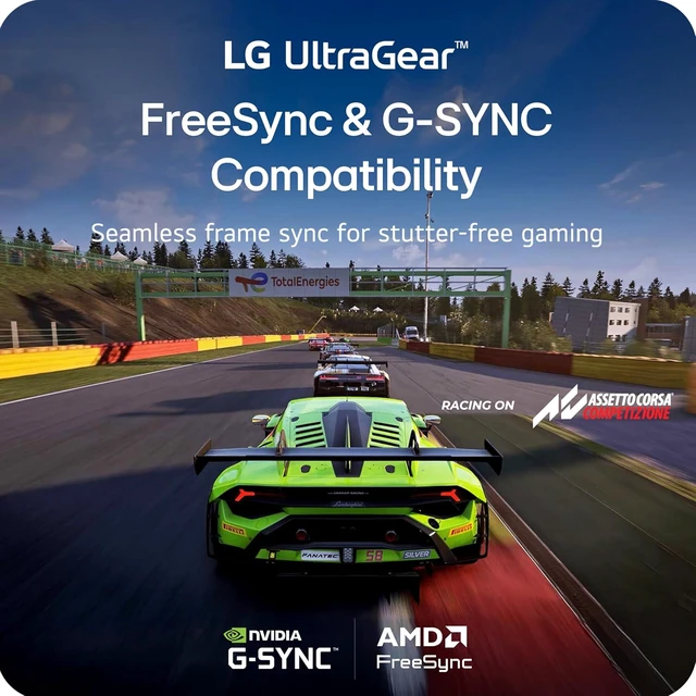 Alt view image 5 of 7 - 24G411A-B 24-inch Ultragear Full HD (1920 x 1080) IPS Gaming Monitor, 144Hz (O/C), 1ms MBR, NVIDIA G-Sync Compatible, FreeSync, HDR10, HDMI, DisplayPort, Slim Stand, Black