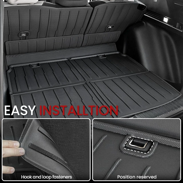 Alt view image 6 of 7 - Floor Mats for Honda CRV 2023-2027 Hybrid & Gas, with Cargo Mat