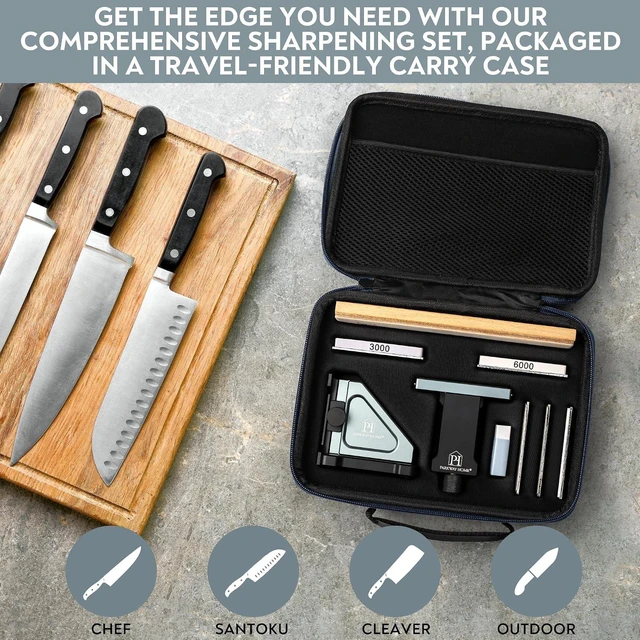 Alt view image 5 of 7 - Rolling Knife Sharpener, Kitchen Knife Sharpener with Adjustable Angle