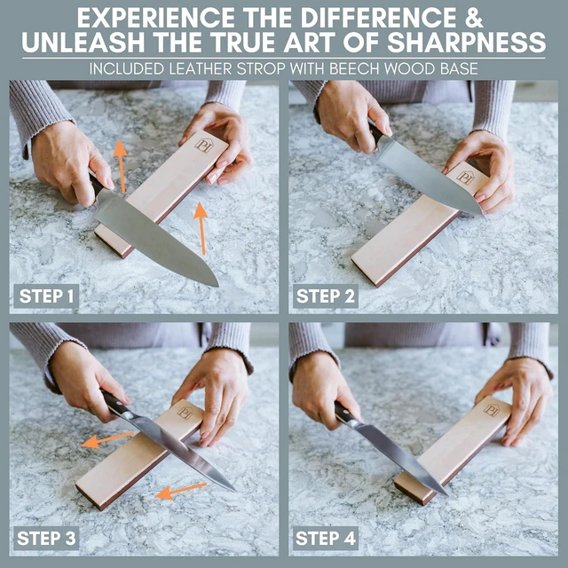 Alt view image 6 of 7 - Rolling Knife Sharpener, Kitchen Knife Sharpener with Adjustable Angle