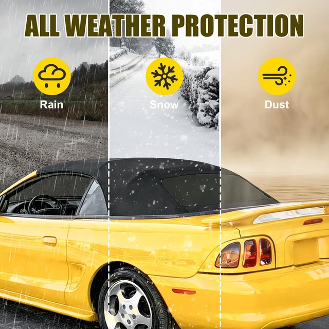 Alt view image 6 of 7 - Convertible Soft Top Replacement Compatible With 1994-2004 Ford Mustang