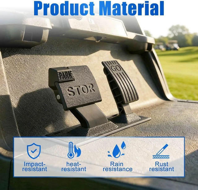 Alt view image 4 of 7 - Golf Cart Accelerator Pedal Assembly Fits Club Car Precedent 2009-Up