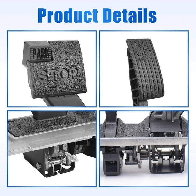 Alt view image 5 of 7 - Golf Cart Accelerator Pedal Assembly Fits Club Car Precedent 2009-Up