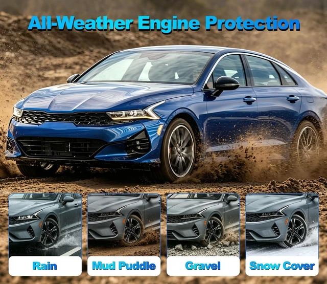 Alt view image 6 of 7 - Engine Splash Shield Kit for KIA K5 2021-2026 with Screw and Instruction