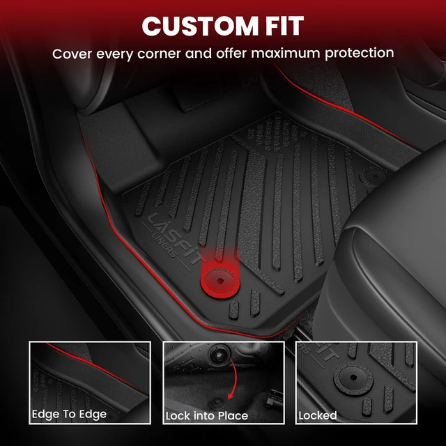 Alt view image 2 of 7 - All Weather Floor Mats for Honda Civic 2025-2026Hybrid