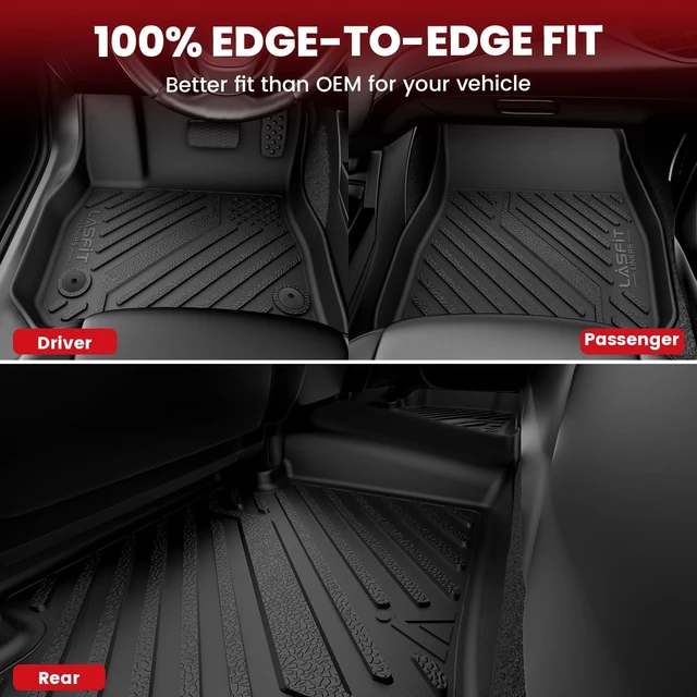 Alt view image 3 of 7 - All Weather Floor Mats for Honda Civic 2025-2026Hybrid