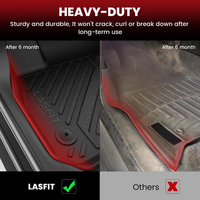 Alt view image 5 of 7 - All Weather Floor Mats for Honda Civic 2025-2026Hybrid