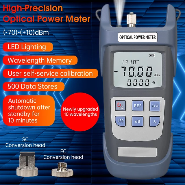 Alt view image 2 of 7 - Fiber Termination Kit, Optical Power Meter, Cleaver 6C, FTTH Fiber Optic Tool Kit for CATV Engineering