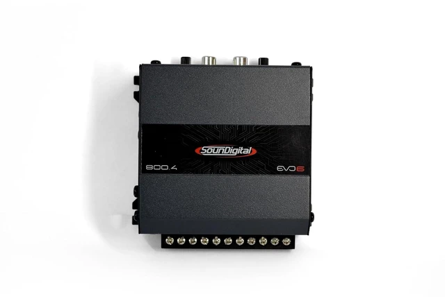 Main image of 800.4 Evo6 Class D 4 Channel 4 Ohms Amplifier Module - Channel 2 Ohms Bridge 4 Ohms - Sd 800w Rms 4c Power Car Sound Car Truck Pickup SUV 800 Wrms 800.4-4 Sd800.4 Evo 6
