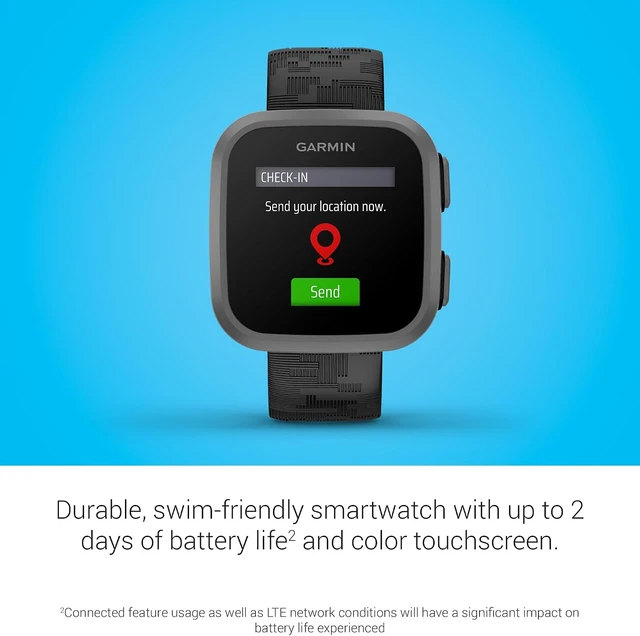 Alt view image 4 of 6 - Bounce, Kids Smartwatch, Two-Way Text and Voice Messaging, Location Tracking, Black Camo