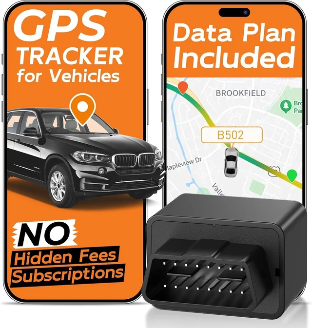 Main image of OBD GPS Tracker for Vehicles, No Subscription,No Monthly Fees