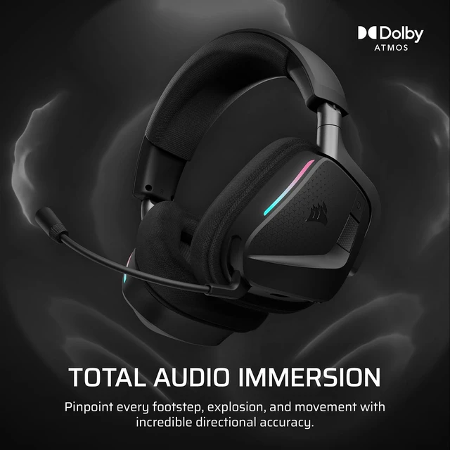 Alt view image 3 of 7 - Void v2 MAX Wireless PC PS5 PS4 Switch Gaming Headset Black