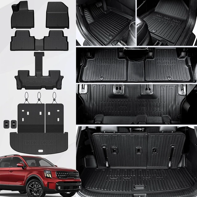 Main image of Floor Mats for Kia Telluride 2020-2025, with Cargo Mat