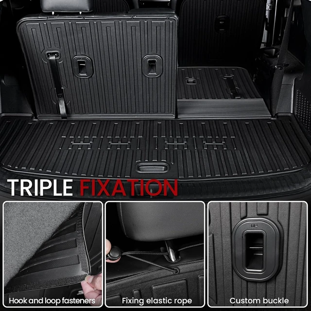 Alt view image 6 of 7 - Floor Mats for Kia Telluride 2020-2025, with Cargo Mat