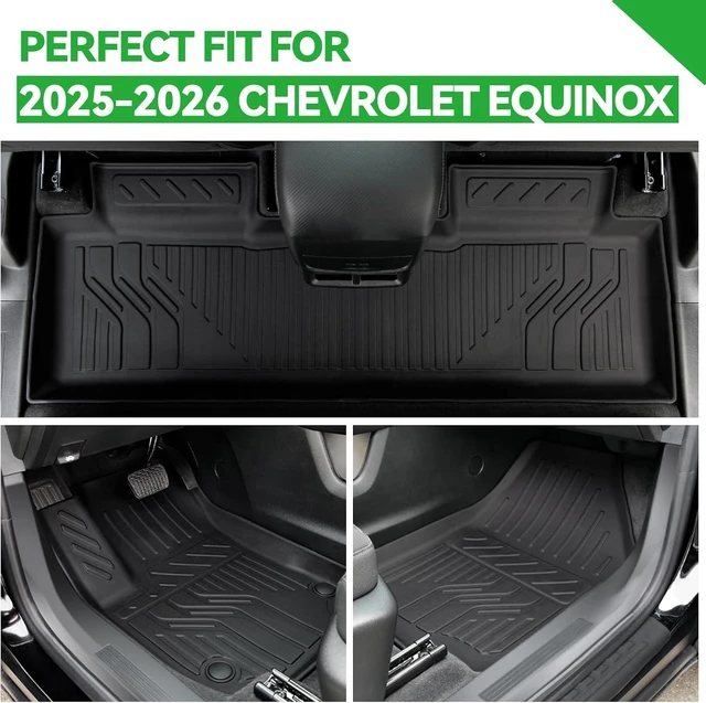 Alt view image 2 of 7 - Floor Mats for 2027 2026 2025 Chevy Equinox (Only Gas) & GMC Terrain