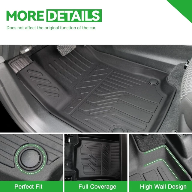 Alt view image 4 of 7 - Floor Mats for 2027 2026 2025 Chevy Equinox (Only Gas) & GMC Terrain