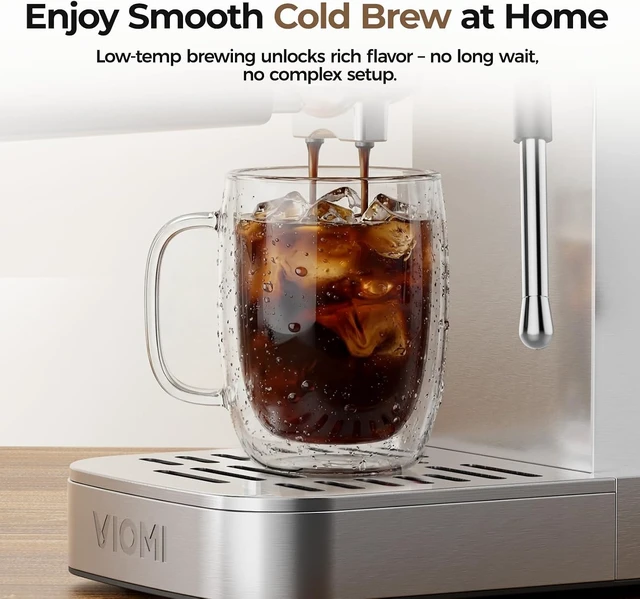 Alt view image 4 of 7 - T1A PRO Espresso Machine with Milk Frother, Instant Cold Brew Maker