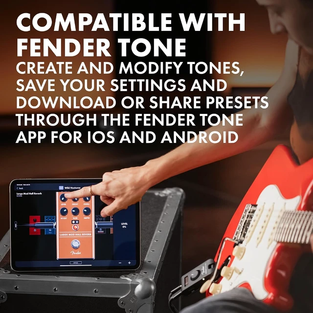 Alt view image 3 of 7 - Mustang Micro Plus Headphone Amplifier, Bluetooth Audio Streaming and 50 Amp and Effects Models, with 2-Year Warranty