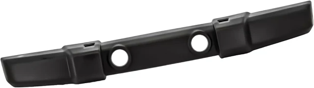 Alt view image 2 of 7 - Front Bumper Cover Compatible with 2007-2018 Jeep Wrangler JK - Fits Rubicon, Sahara, Sport & Unlimited Models - Replaces OE # 1FN67RXFAA, CH1000900 - With Fog Light & Tow Hook Holes