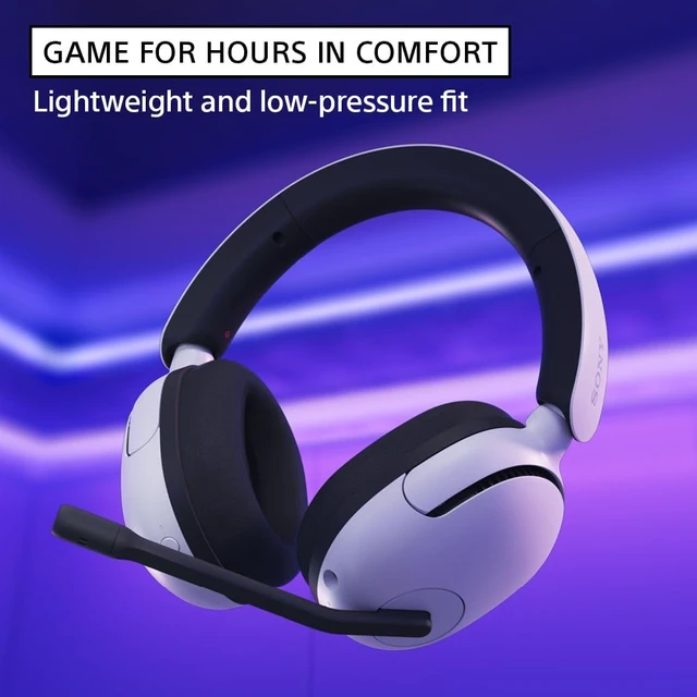 Alt view image 4 of 7 - INZONE H5 Wireless Over-Ear Gaming Headset PS5 Headphones, Black