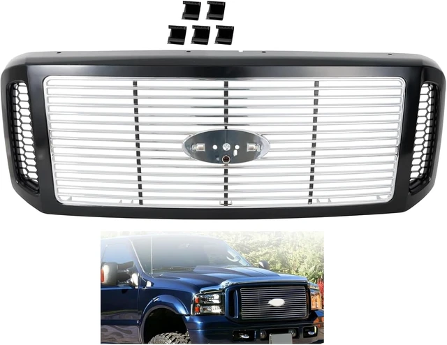 Alt view image 2 of 6 - Front Grille Assembly Fit for 2005-2007 Ford F250 F350 F450