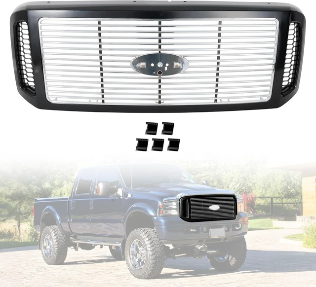 Alt view image 6 of 6 - Front Grille Assembly Fit for 2005-2007 Ford F250 F350 F450