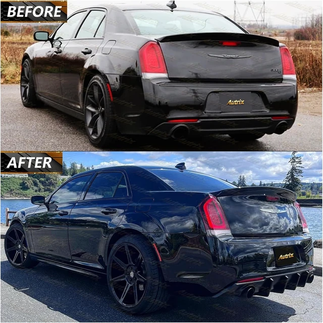 Alt view image 4 of 7 - Rear Bumper Diffuser Compatible with 2015-2023 Chrysler 300