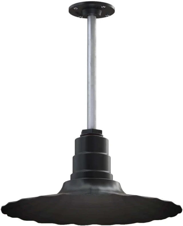 Main image of Radial Wave Pendant 16" Fluted