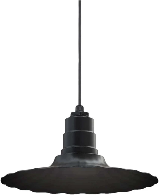 Main image of Radial Wave Pendant 16" Fluted