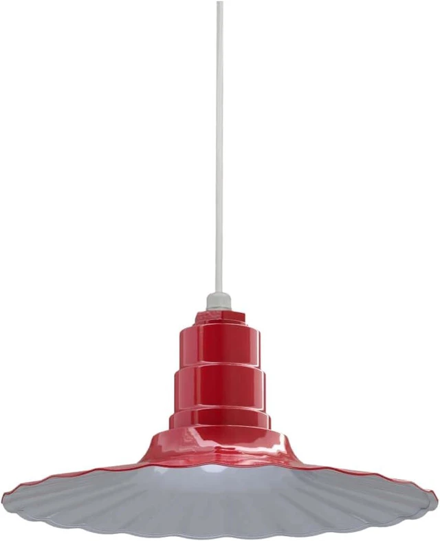Main image of Radial Wave Pendant 16" Fluted