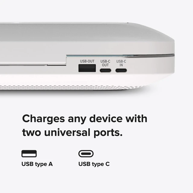 Alt view image 5 of 7 - Pro UV Phone Sanitizer & Fast Charger, 5-Min 360° UV-C, White