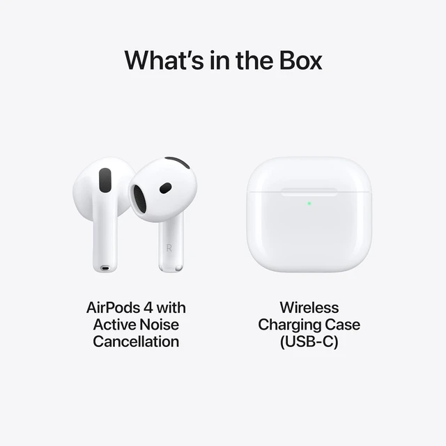 Alt view image 6 of 6 - AirPods 4 Wireless Earbuds with Active Noise Cancellation