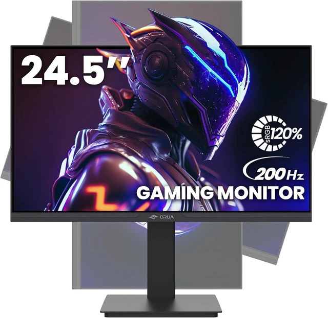 Main image of 24.5" FHD 200Hz Vertical Monitor, Height/Pivot/Swivel/Tilt Adjustable