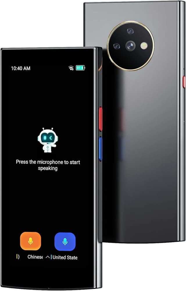 Main image of Language Translator Device No Wifi Needed, High-end Upgraded Ai Translator, Offline Real-Time Voice Spainish Translation, Support 150 Languages, Recording&Photo Premium Translation Device for Business