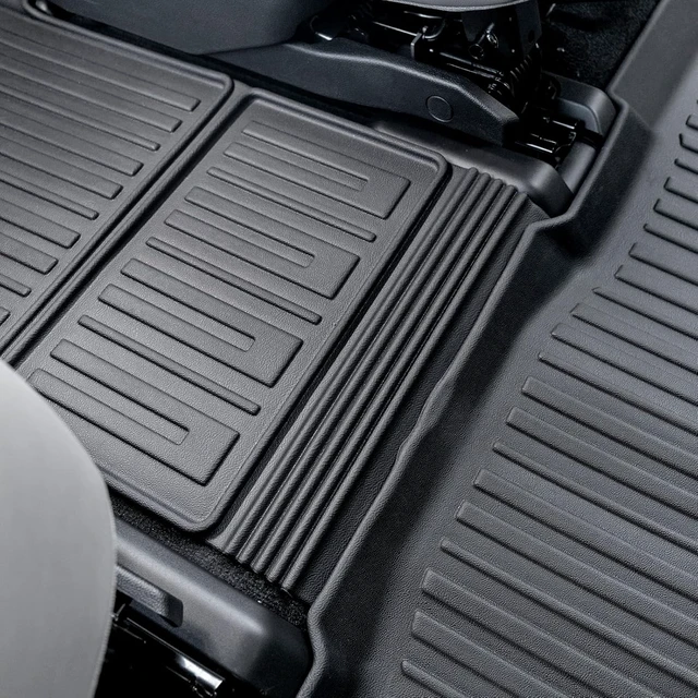 Alt view image 3 of 7 - Floor Mats for Chevy Traverse & GMC Acadia 2024-2026 2027 7 Seats